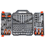 Crescent Tools 150 Pc. 1/4" and 3/8" Drive 6 Point SAE/Metric Professional Tool Set - CTK150 ET15501